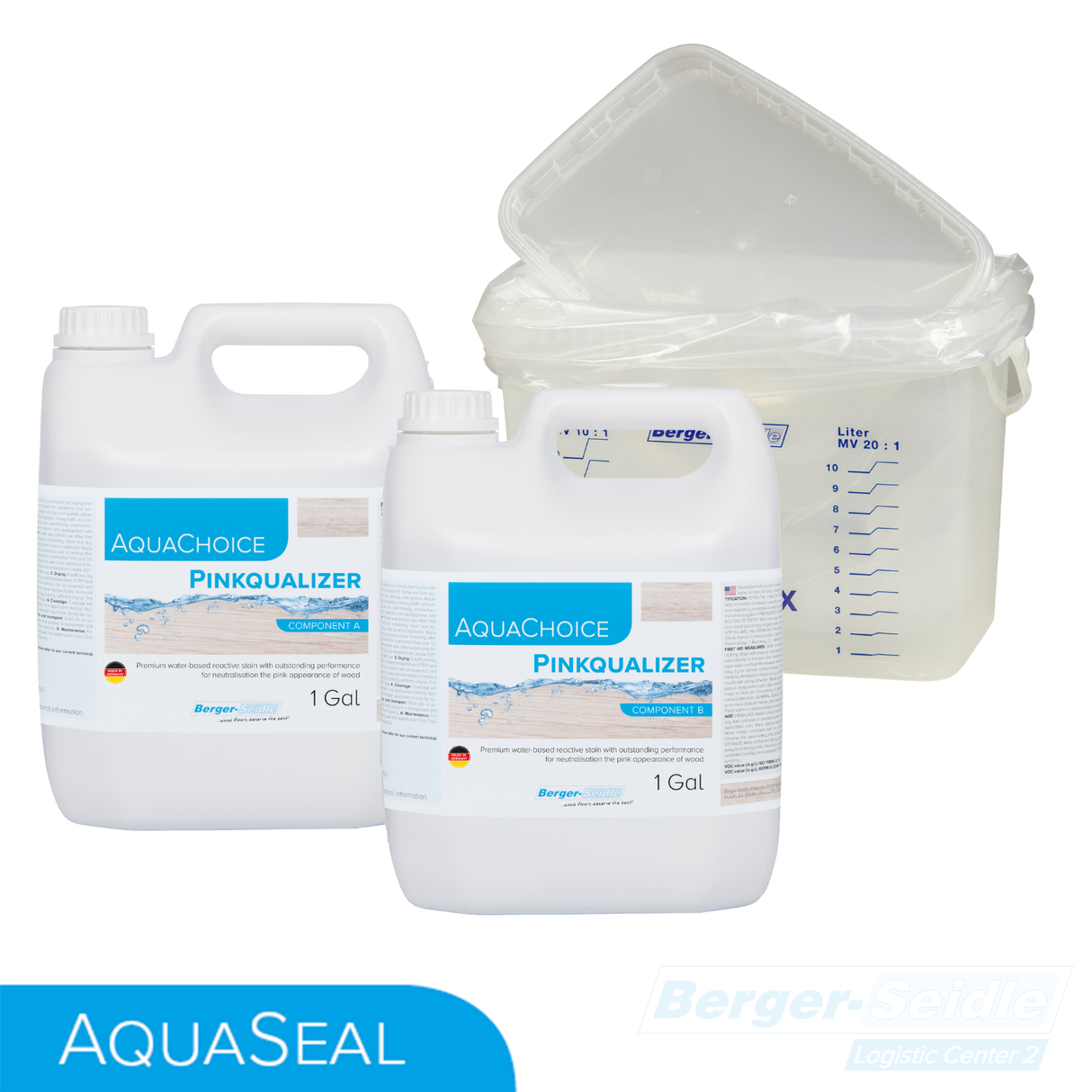 מגוון אקטיבי מיישן לעץ פינקולייזר-סט 5+5 | AquaSeal® Pinkqualizer Set
