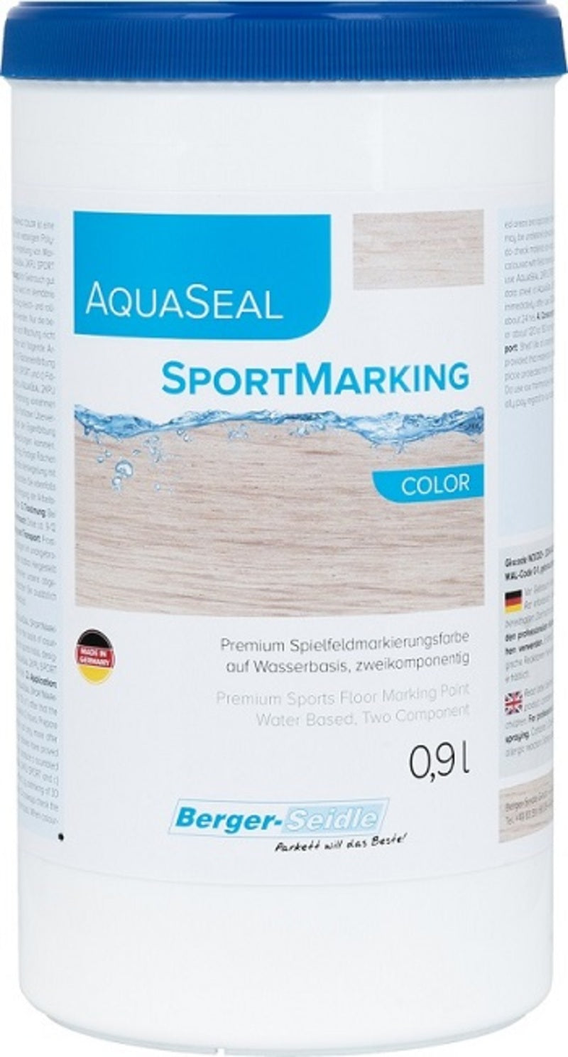 צבע סימון דו-רכיבי לערבוב עם לכות או ליישום ישיר | AquaSeal® SportMarking COLOR