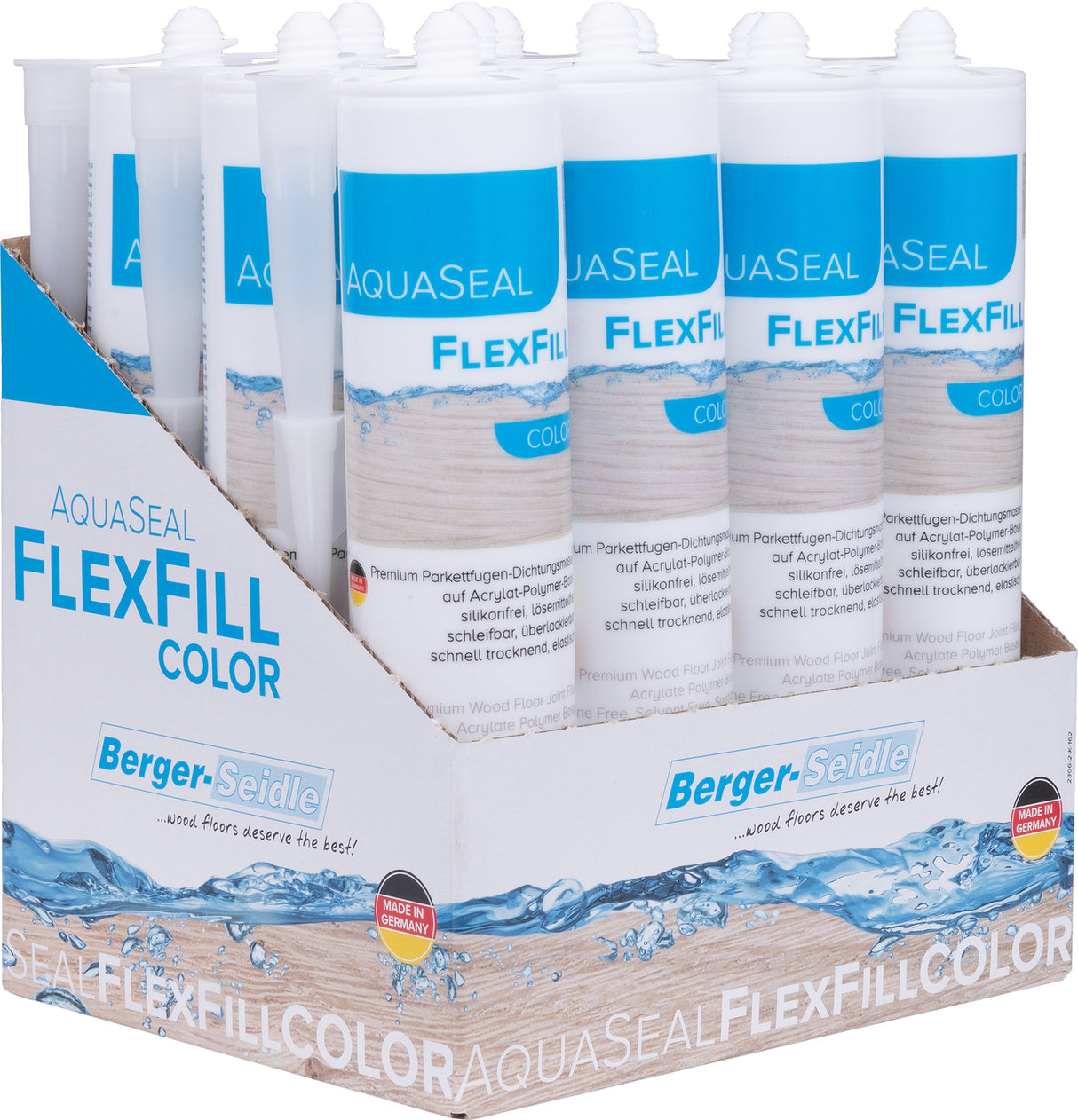 חומר למילוי סדקים וחריצים בפרקט |FlexFill COLOR