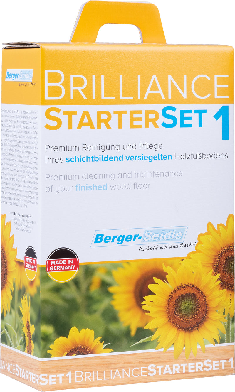 ערכת ניקוי ותחזוקה לפרקט לכה | Brilliance StarterSet 1