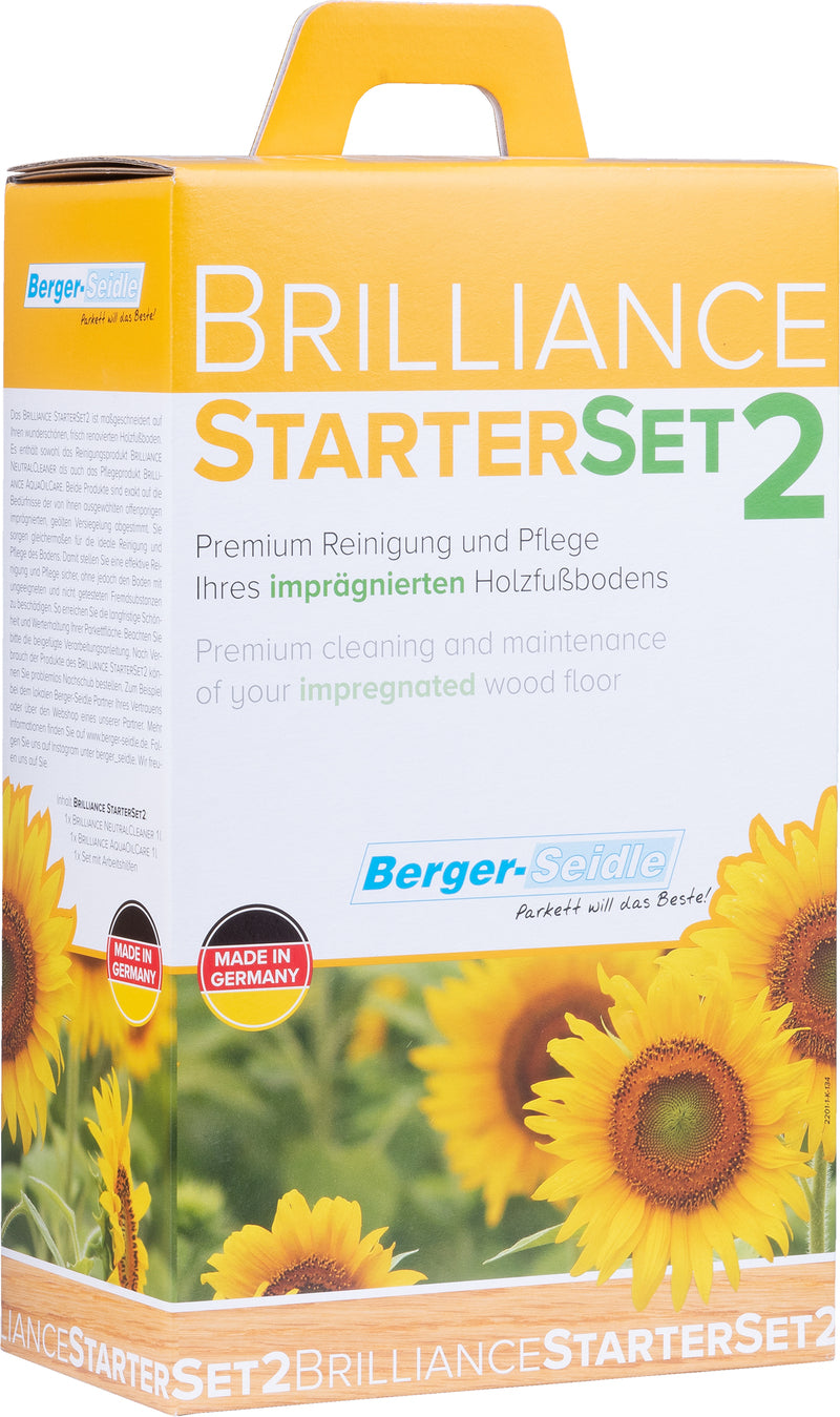 ערכת ניקוי ותחזוקה לפרקט שמן | Brilliance StarterSet 2