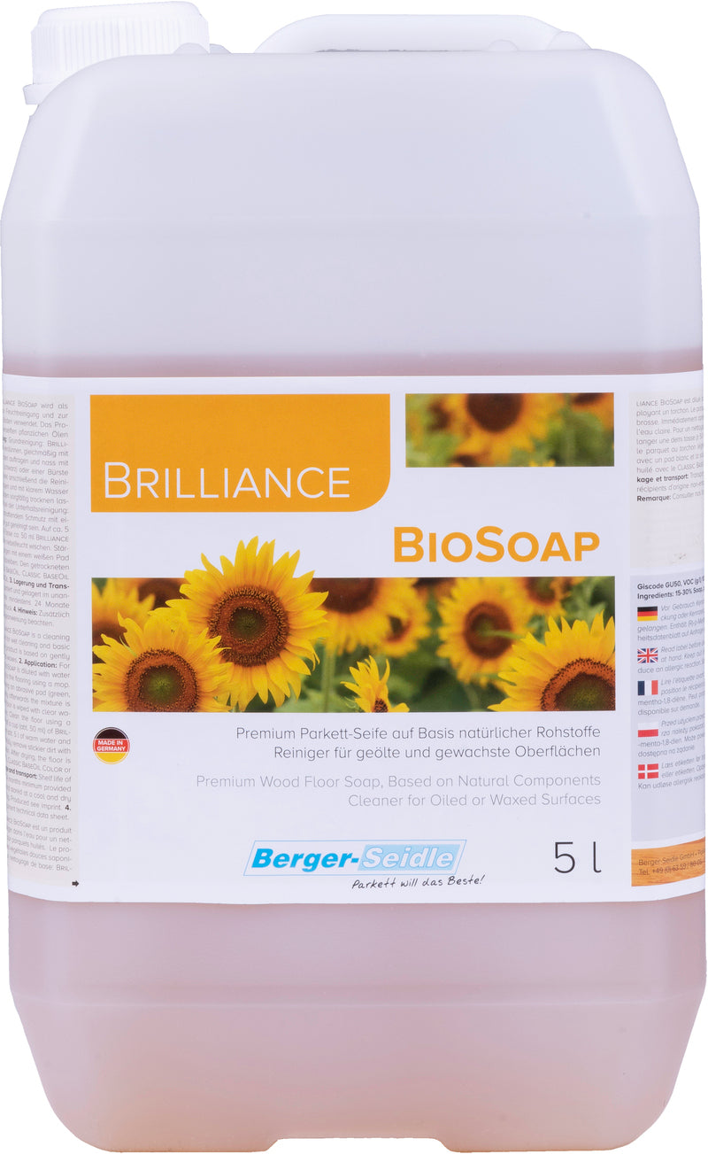 סבון ניקוי לפרקט שמן | Brilliance BioSoap