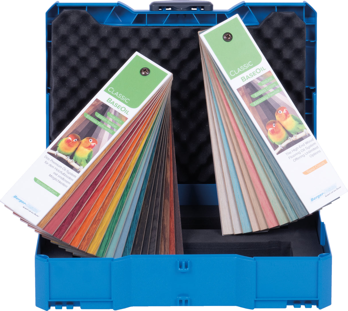 מניפת גוונים לשמן פרקט | Classic BaseOil Sample Set