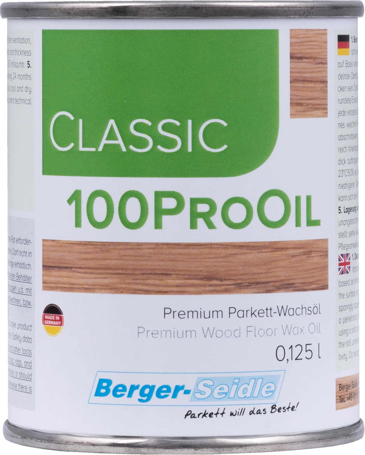 ווקס טבעי לפרקט | Classic 100ProOil