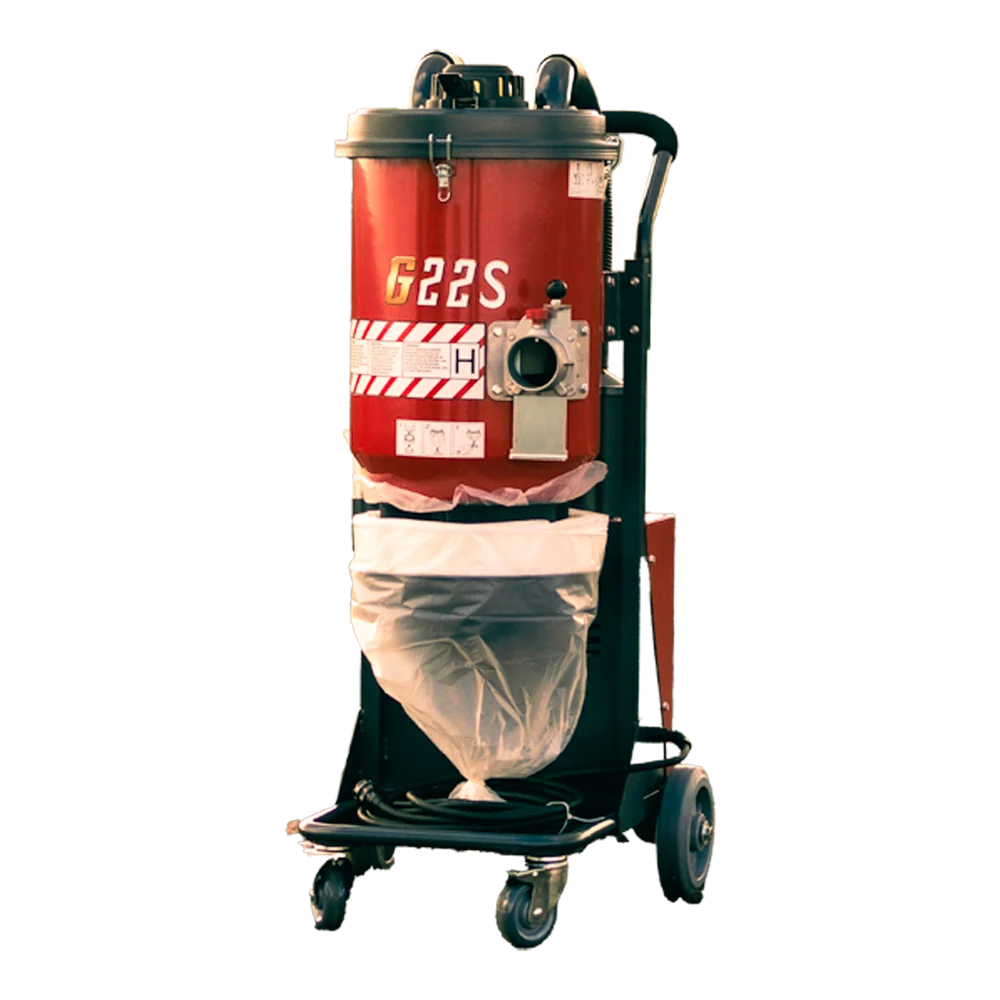 שואב אבק תעשייתי Ren Luft G22s H-Class 3400w 230v ו-110v | Ren Luft G22s Industrial H-Class Vacuum