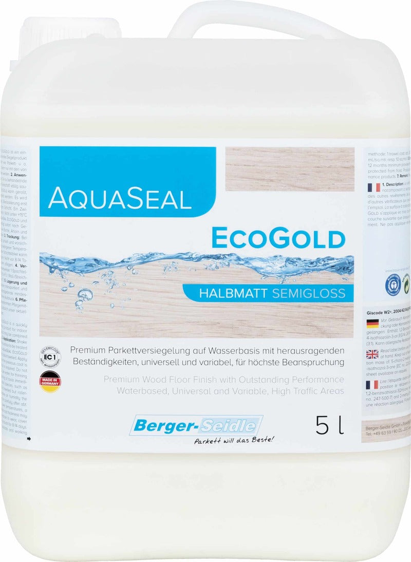 לכה פוליאוריתנית לפרקט ורצפות עץ | AquaSeal® EcoGold