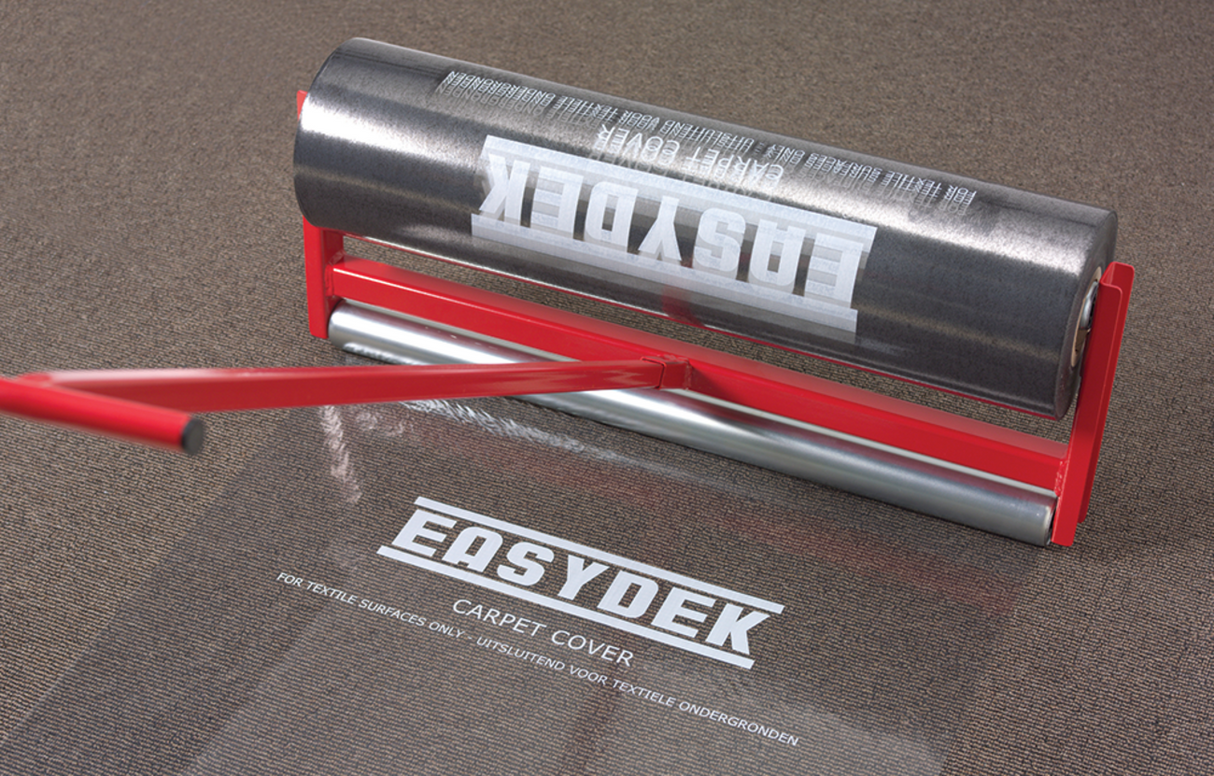 מכשיר לפרישה מהירה של יריעות הגנה לרצפה | Easydek Applicator