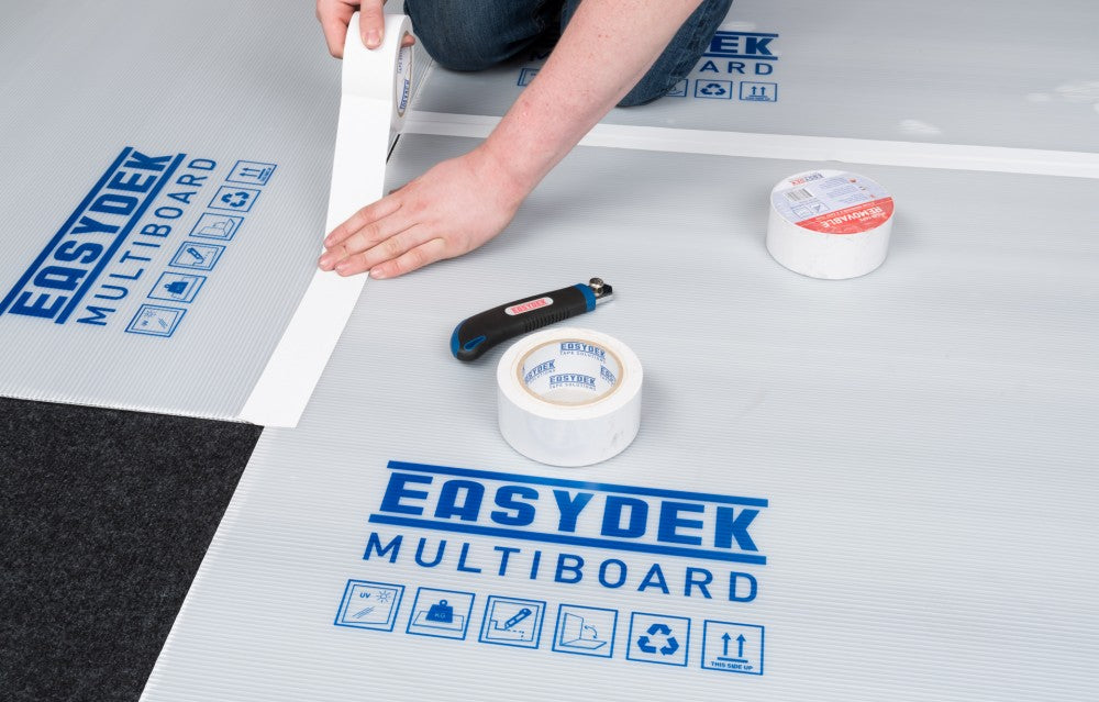 לוח הגנה זמני קל ועמיד לאתרי בנייה ושיפוץ | Multi Board Easydek