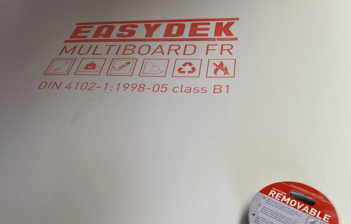 לוח הגנה זמנית, קל משקל ומעכב בעירה | Multi Board FR