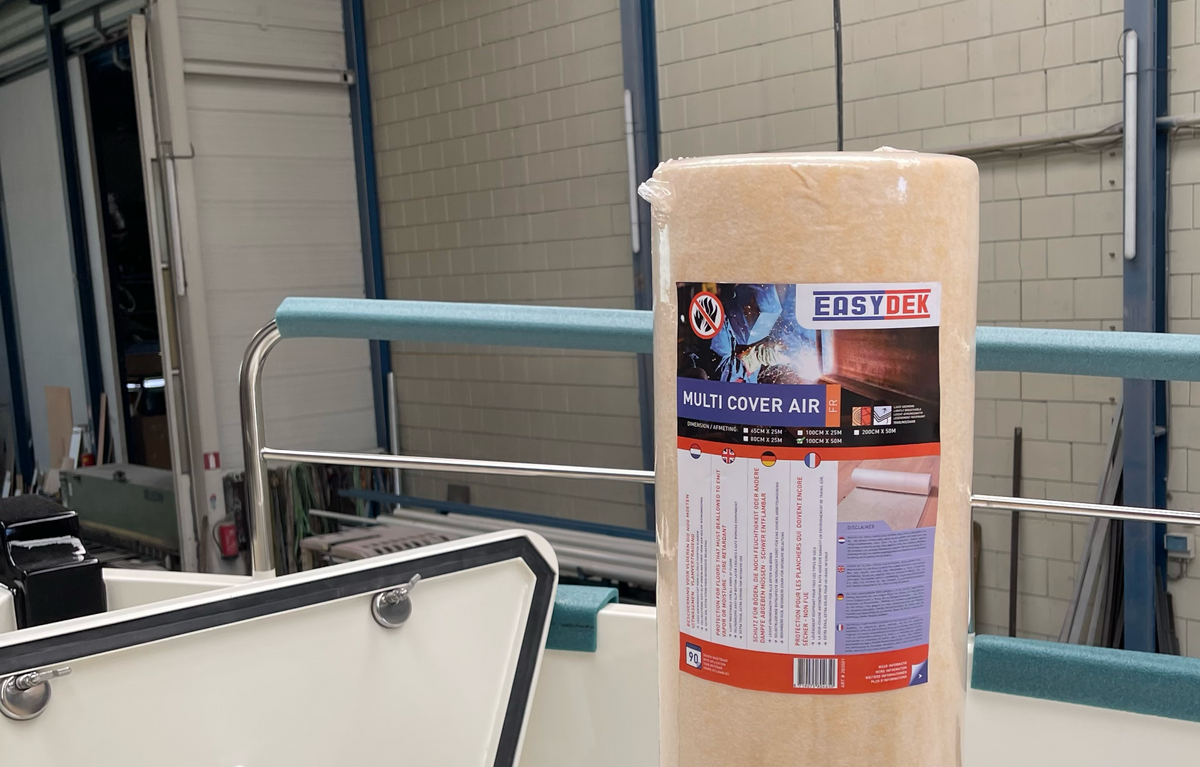 Multi Cover Air FR – יריעת הגנה מעכבת בעירה בצבע כתום