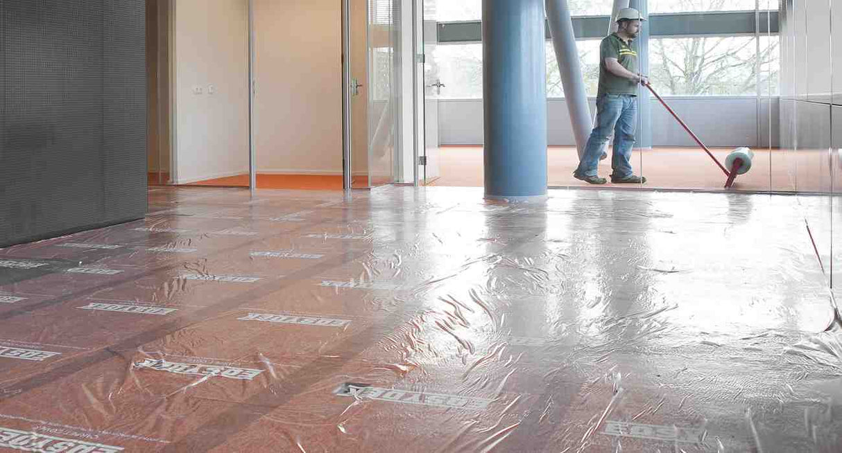 מכשיר לפרישה מהירה של יריעות הגנה לרצפה | Easydek Applicator