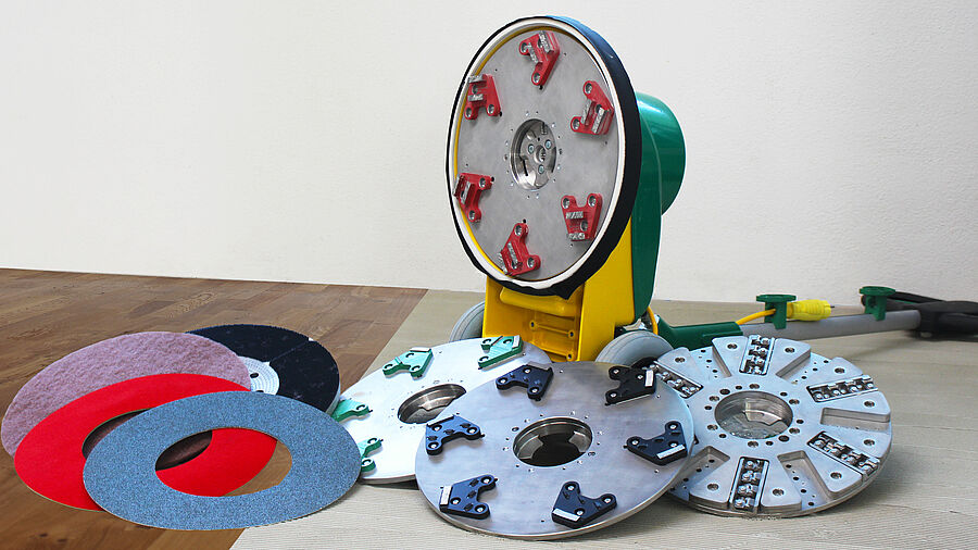 מכונת ליטוש לדקים ולרצפות עץ | SINGLE