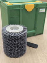 סט תוף הברשה עם מברשת דיסק וססטיינר / Brushing drum set with disc brush and systainer