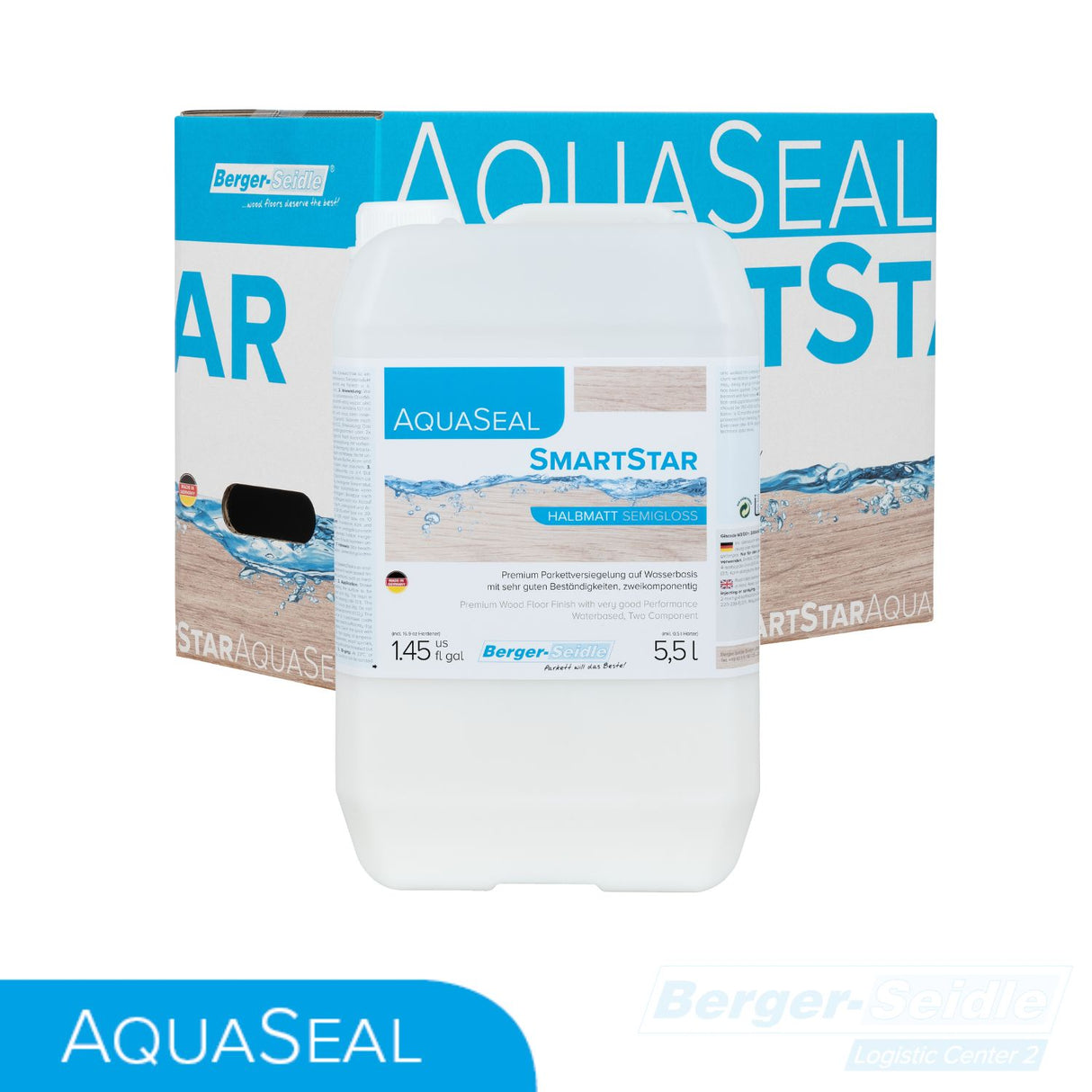 לכה דו־רכיבית לפרקט  | AquaSeal® SmartStar