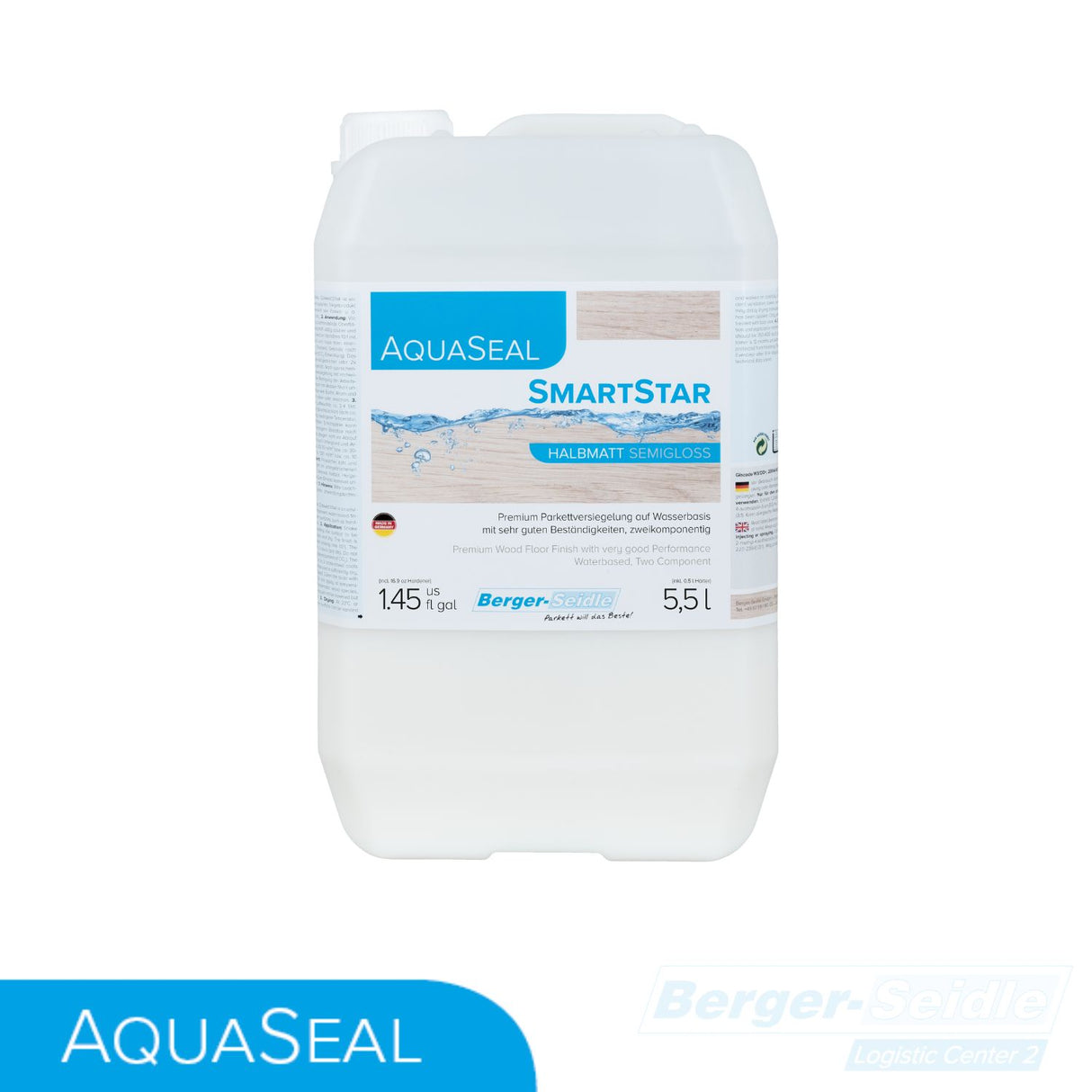 לכה דו־רכיבית לפרקט  | AquaSeal® SmartStar