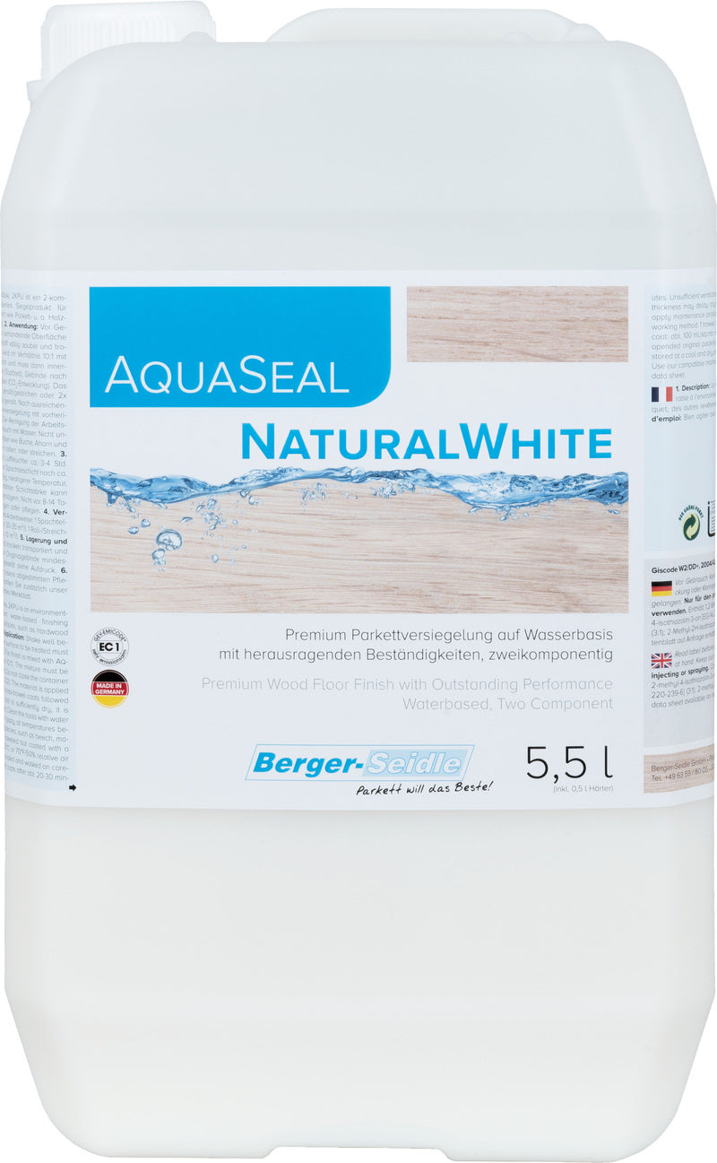 לכה אינביזבל (בלתי נראית) לפרקט | AquaSeal NaturalWhite