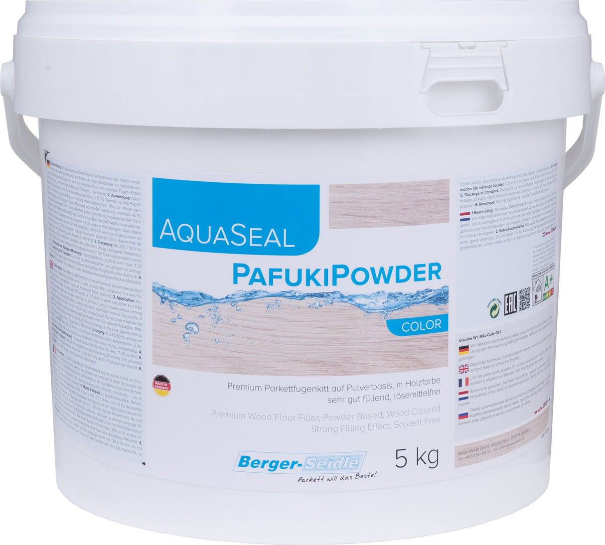 אבקת מילוי בגוון עץ למרווחים בפרקט | PafukiPowder 5 L