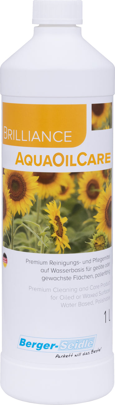 שמן תחזוקה על בסיס מים לפרקט שמן | Brilliance AquaOilCare