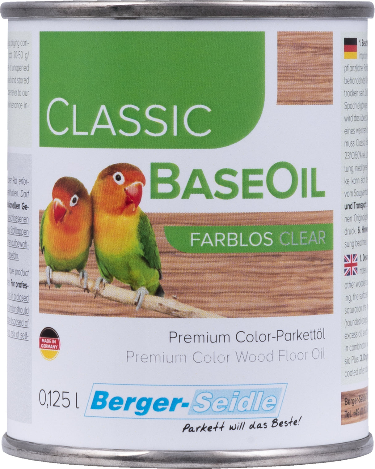 שמן שקוף לפרקט עץ | Classic BaseOil
