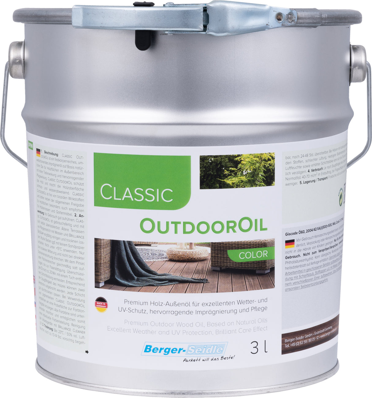 שמן חוץ לדקים, מרפסות וריהוט גן | OutdoorOil®