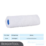 רולר מיקרופייבר פלוס ללכה על בסיס מים, 10 ס״מ | BergerTool Micro Fibre Roller Plus 10