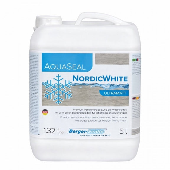 לכה לפרקט למראה טבעי לבן סקנדינבי | NordicWhite