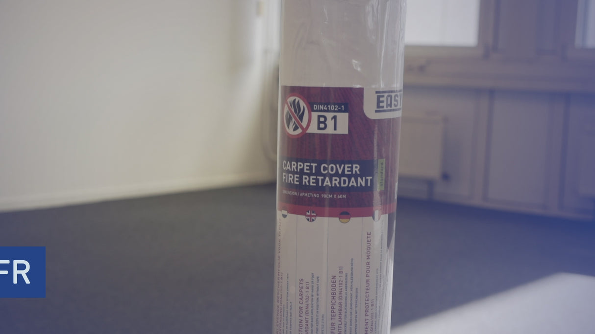 כיסוי הגנה זמני מעכב בעירה לשטיחים | Carpet Cover FR